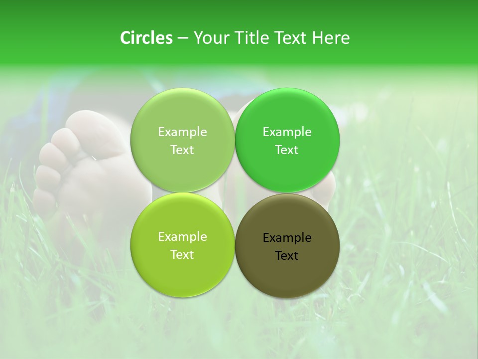 Flower Picnic Laying PowerPoint Template