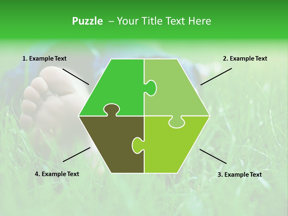 Flower Picnic Laying PowerPoint Template