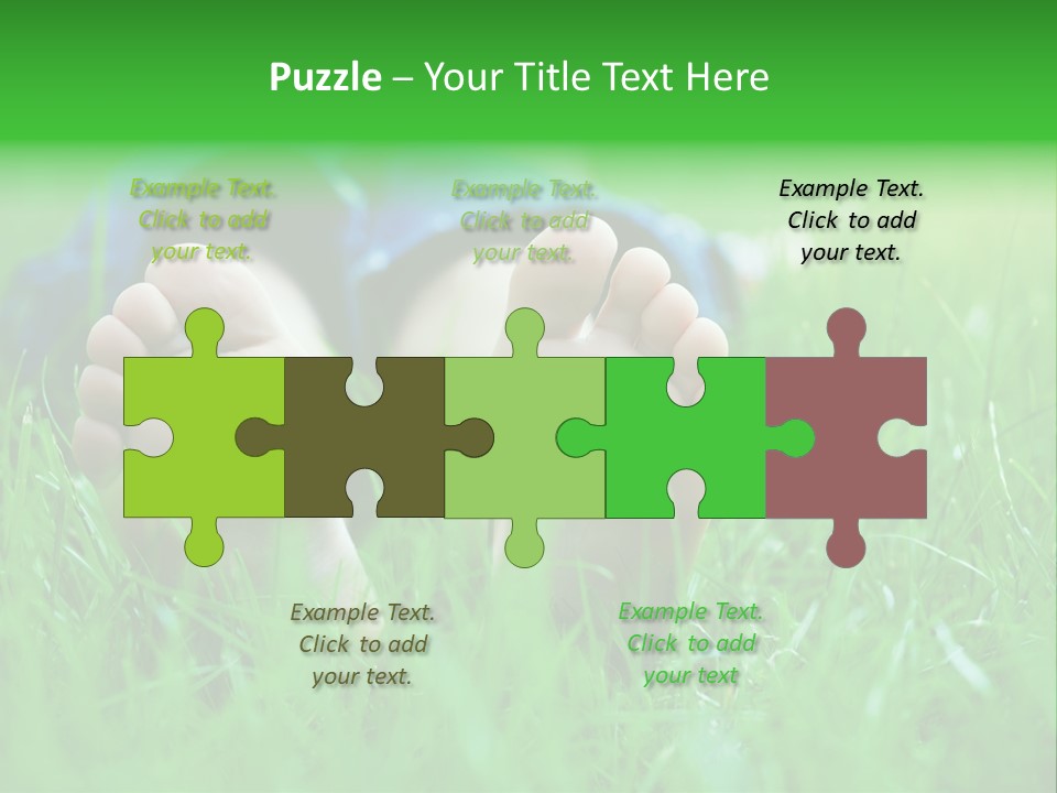 Flower Picnic Laying PowerPoint Template