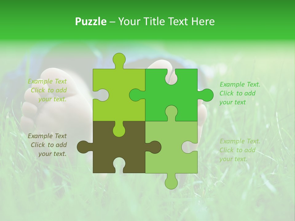 Flower Picnic Laying PowerPoint Template