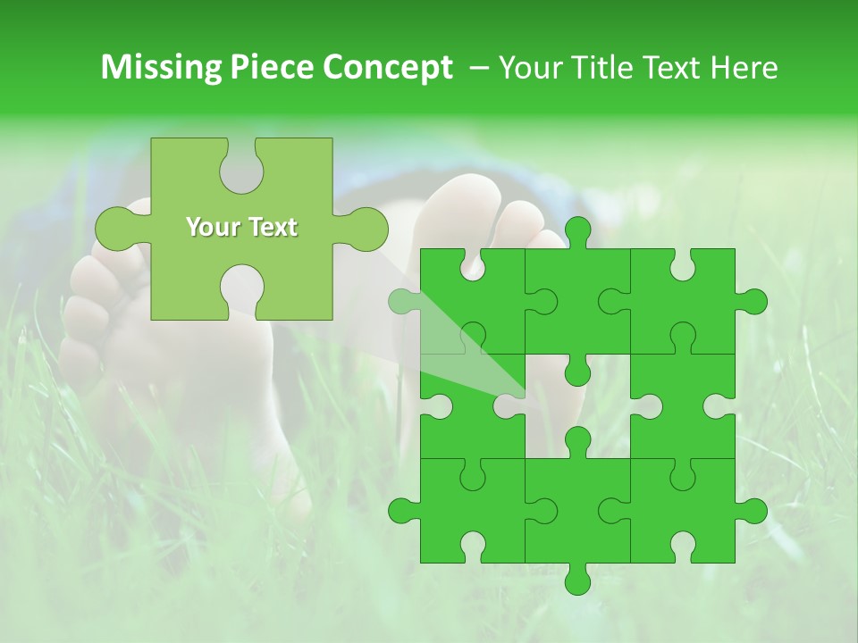 Flower Picnic Laying PowerPoint Template