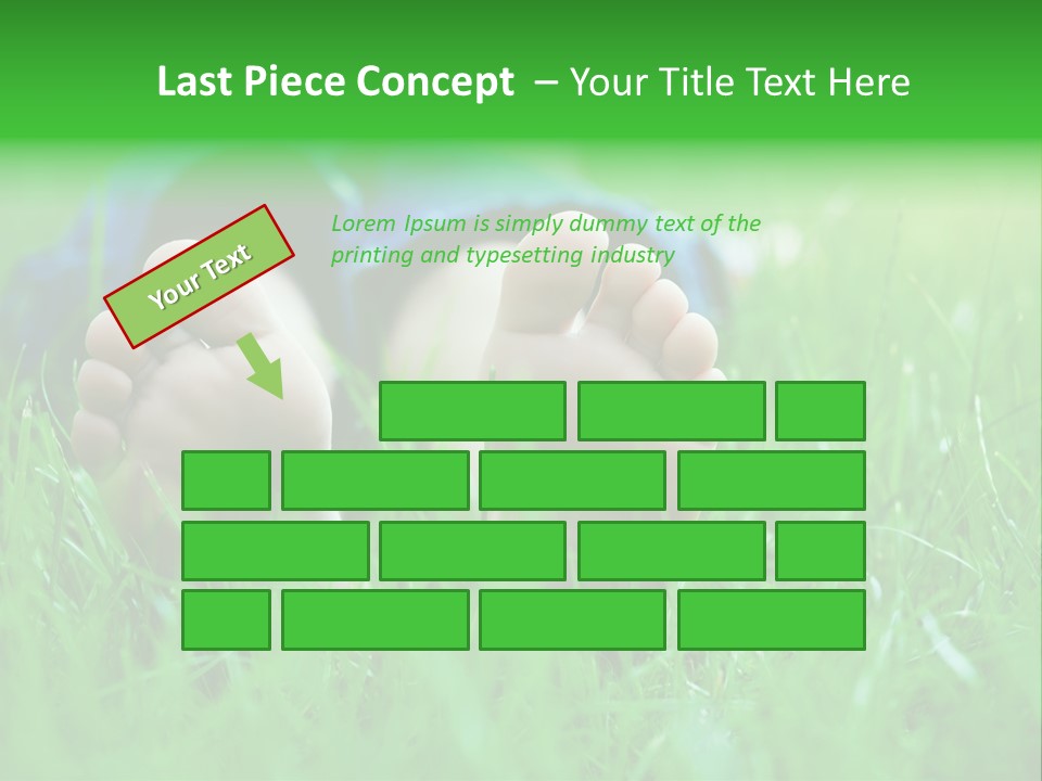 Flower Picnic Laying PowerPoint Template