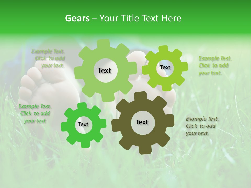 Flower Picnic Laying PowerPoint Template