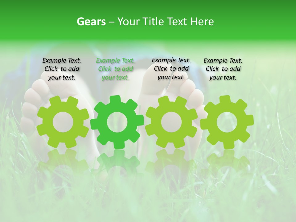 Flower Picnic Laying PowerPoint Template