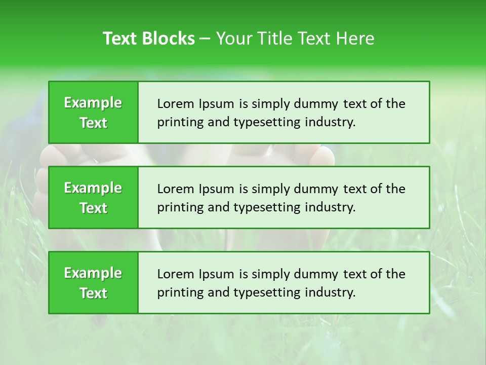 Flower Picnic Laying PowerPoint Template