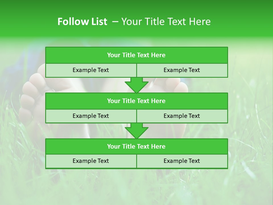 Flower Picnic Laying PowerPoint Template