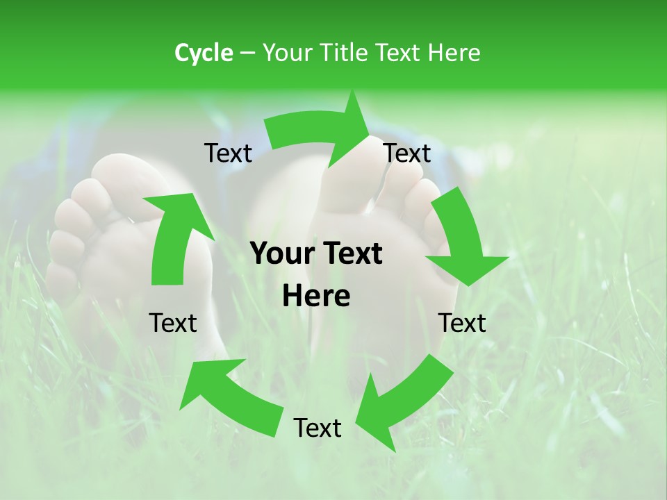 Flower Picnic Laying PowerPoint Template