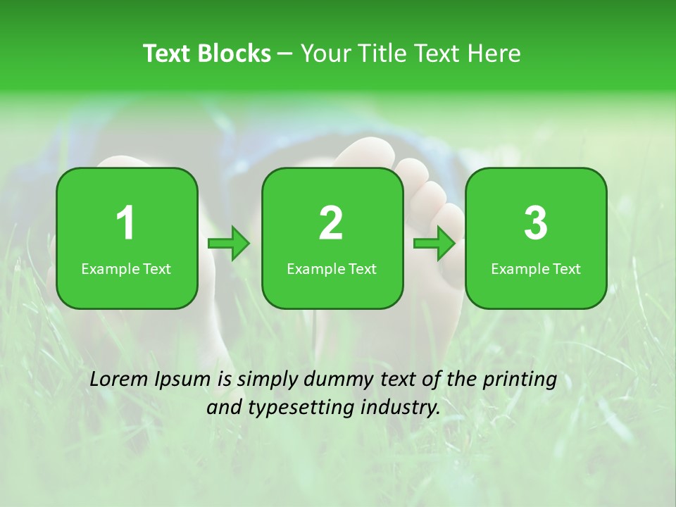 Flower Picnic Laying PowerPoint Template