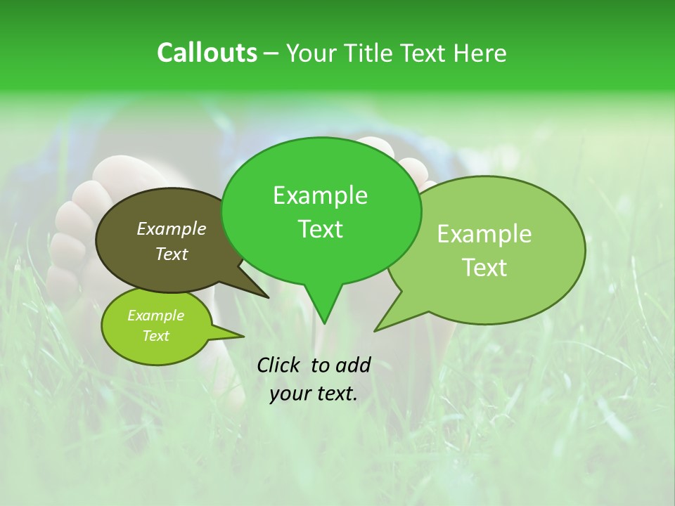 Flower Picnic Laying PowerPoint Template