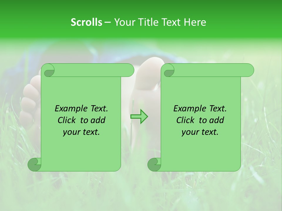 Flower Picnic Laying PowerPoint Template