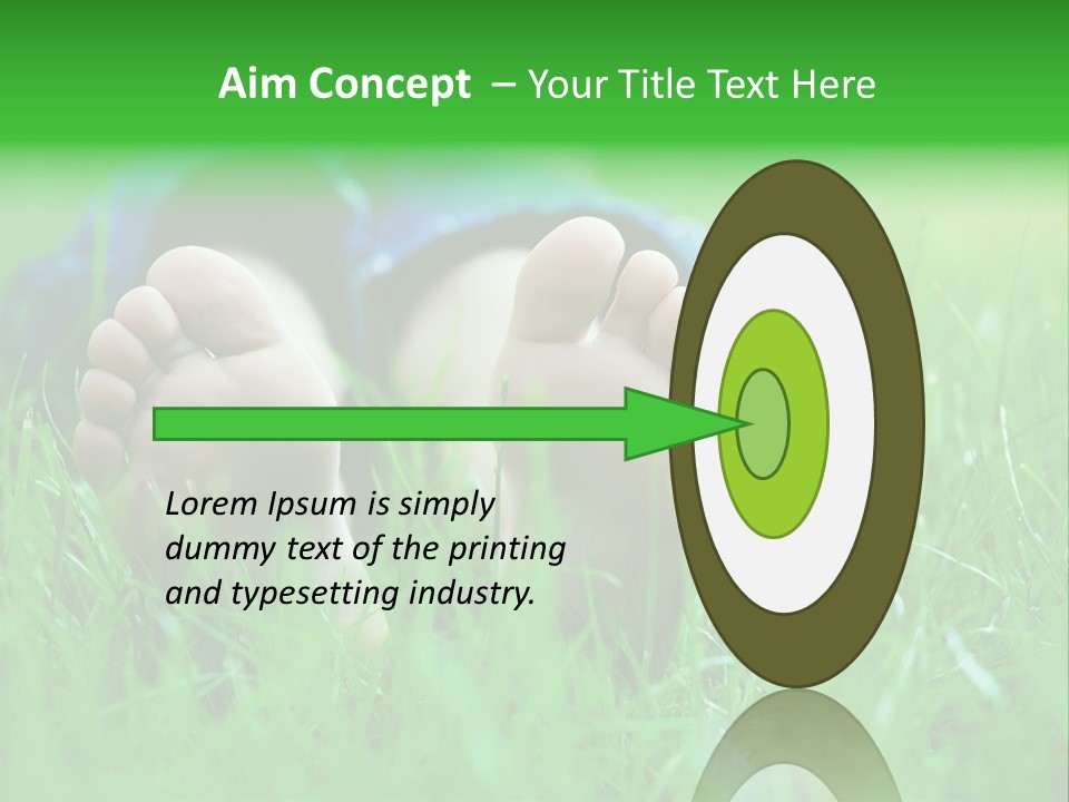 Flower Picnic Laying PowerPoint Template