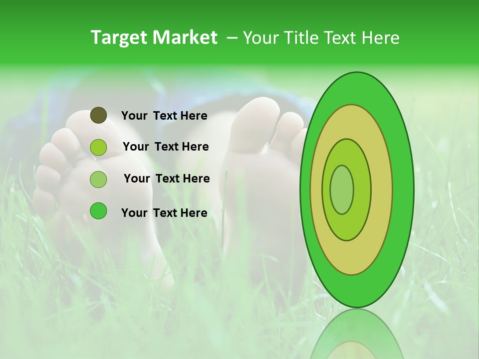 Flower Picnic Laying PowerPoint Template