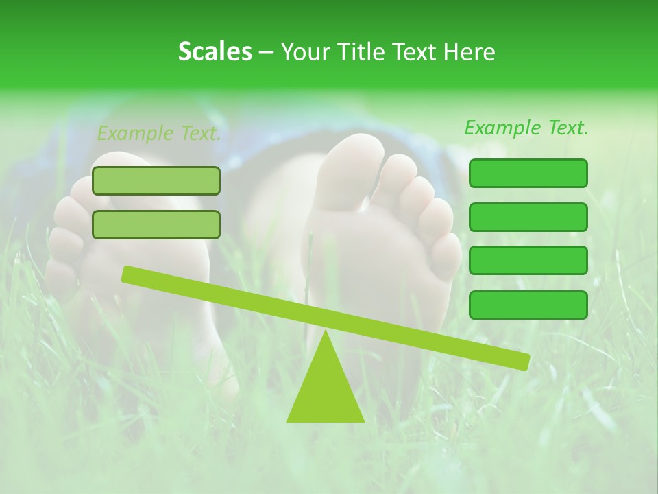 Flower Picnic Laying PowerPoint Template