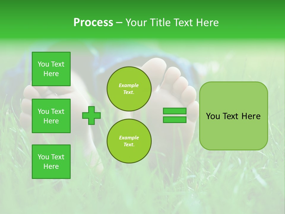 Flower Picnic Laying PowerPoint Template