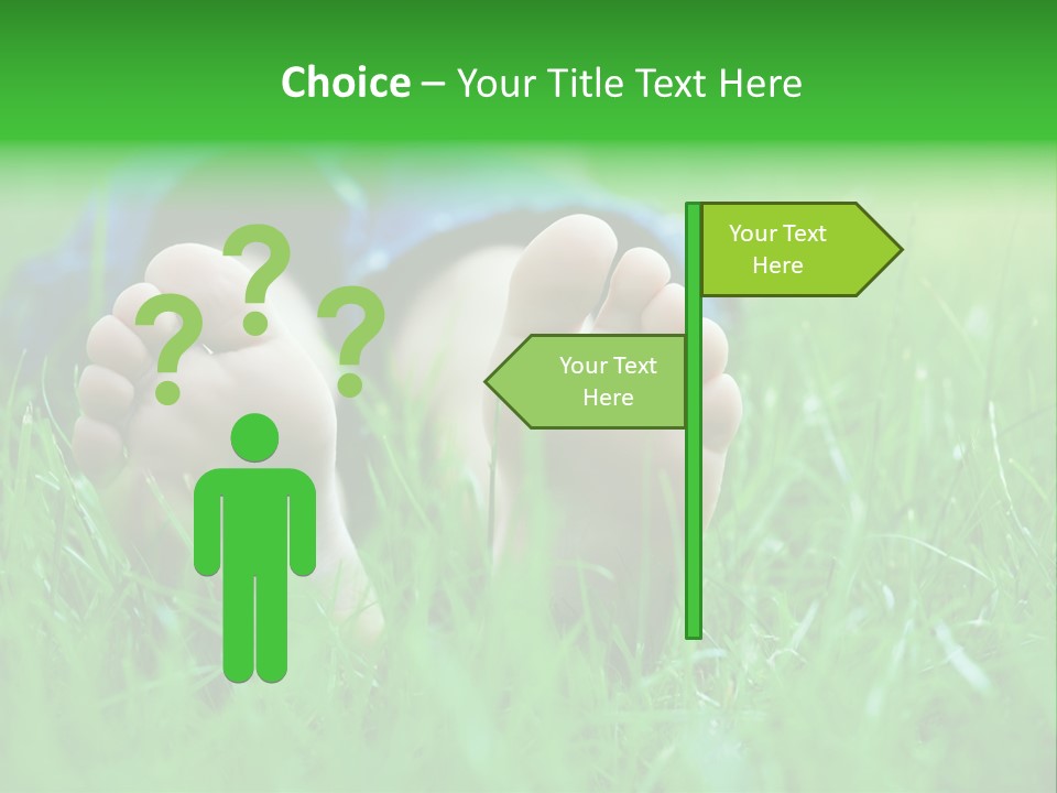 Flower Picnic Laying PowerPoint Template