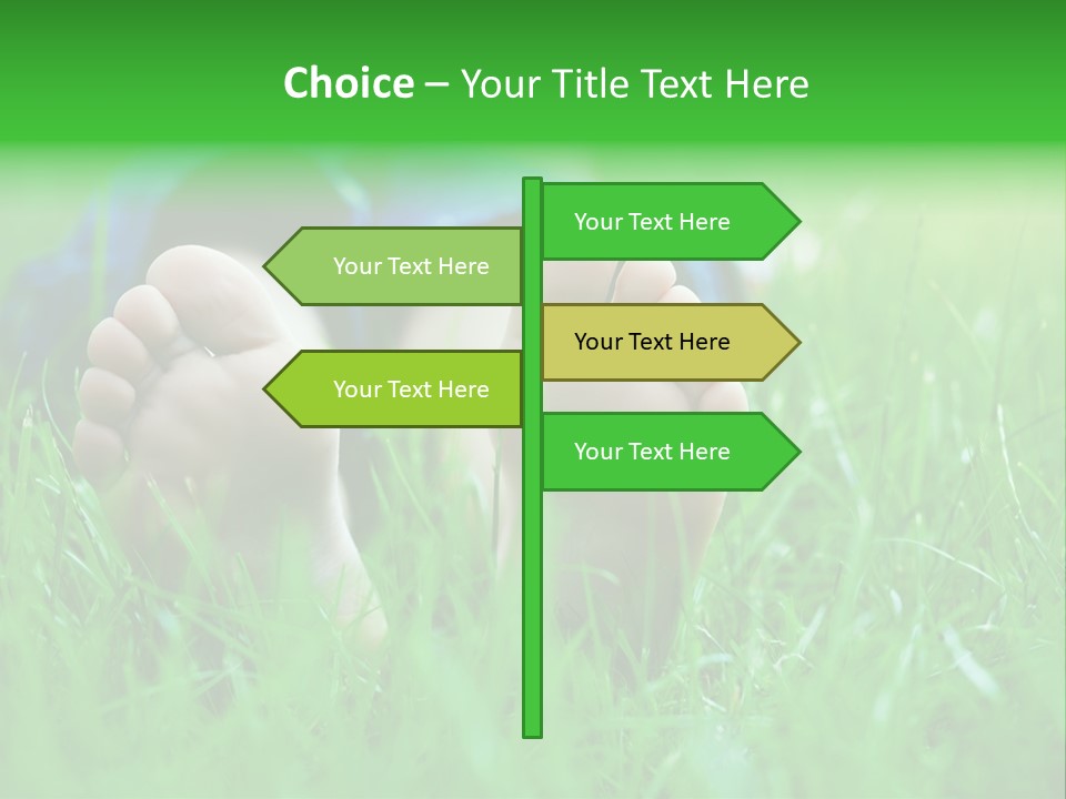 Flower Picnic Laying PowerPoint Template