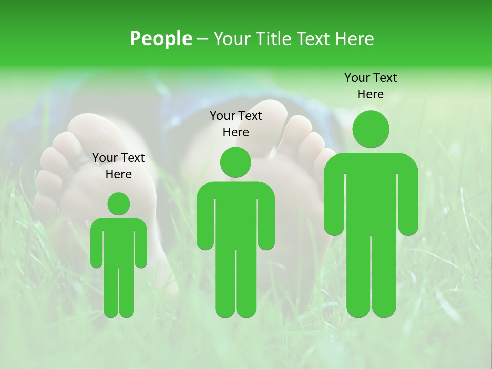 Flower Picnic Laying PowerPoint Template