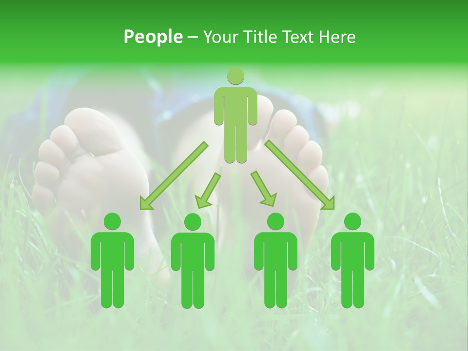 Flower Picnic Laying PowerPoint Template