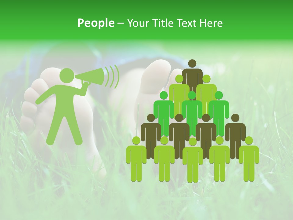 Flower Picnic Laying PowerPoint Template