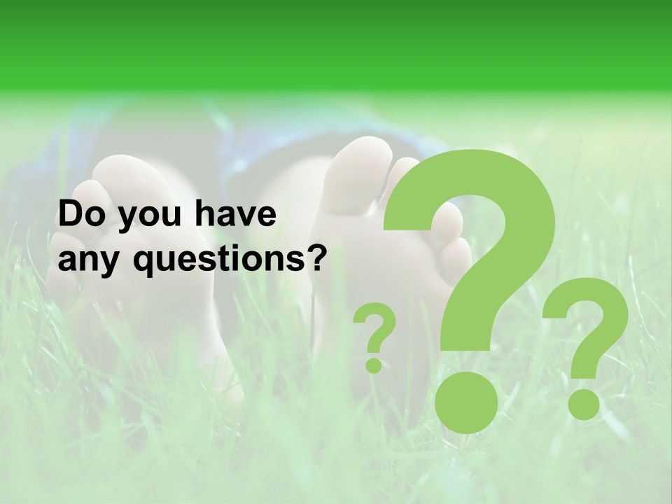 Flower Picnic Laying PowerPoint Template