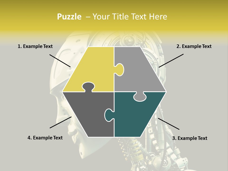 Man Listen Music PowerPoint Template