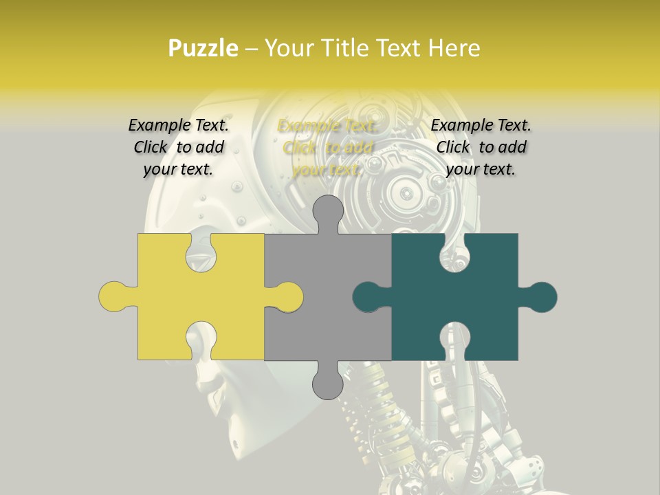 Man Listen Music PowerPoint Template