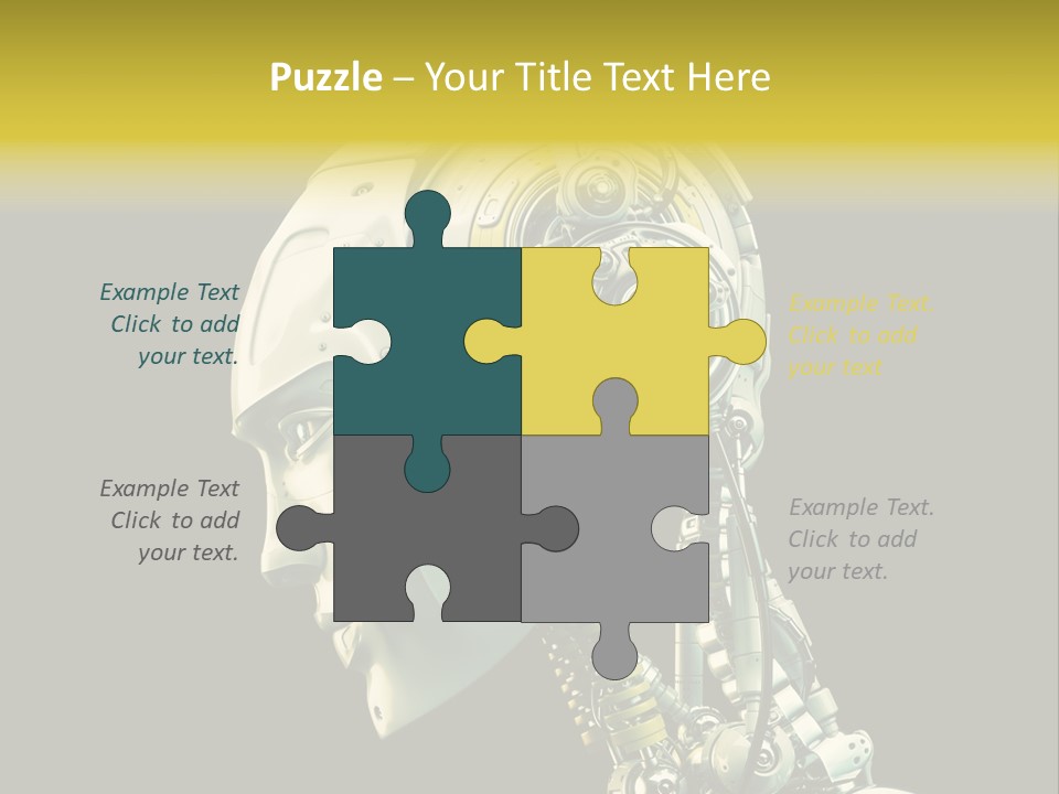 Man Listen Music PowerPoint Template