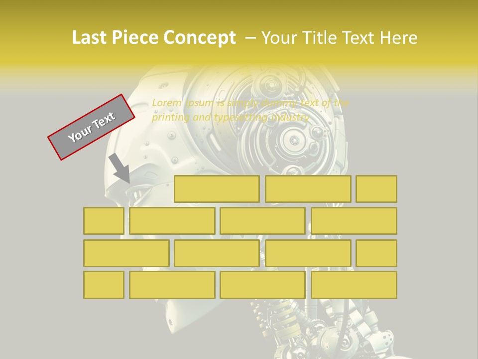 Man Listen Music PowerPoint Template