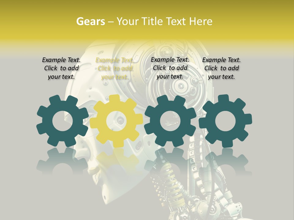 Man Listen Music PowerPoint Template