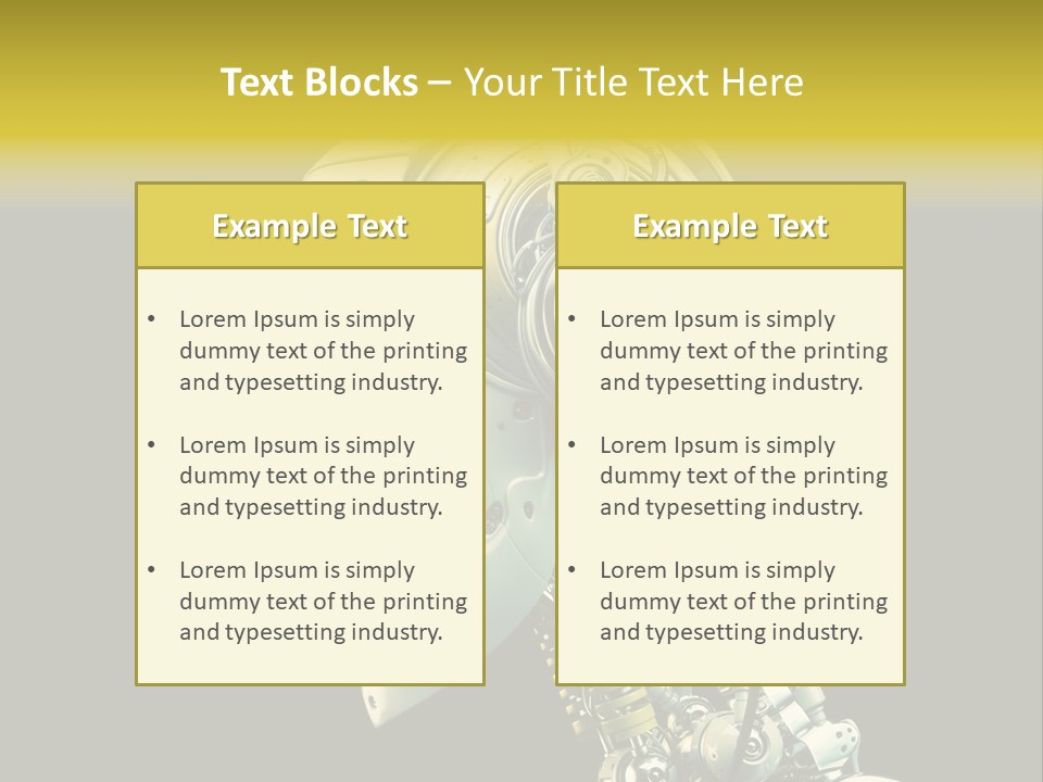 Man Listen Music PowerPoint Template