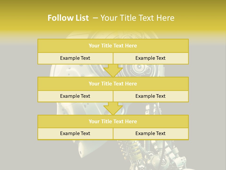 Man Listen Music PowerPoint Template