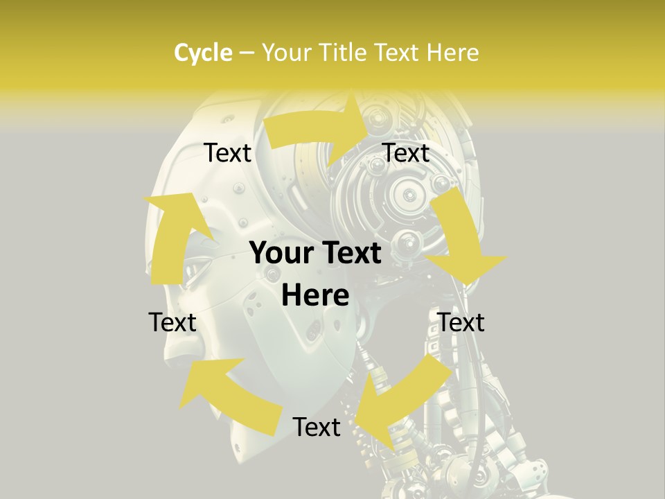 Man Listen Music PowerPoint Template