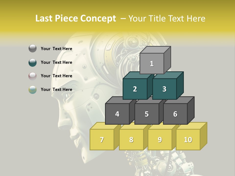 Man Listen Music PowerPoint Template