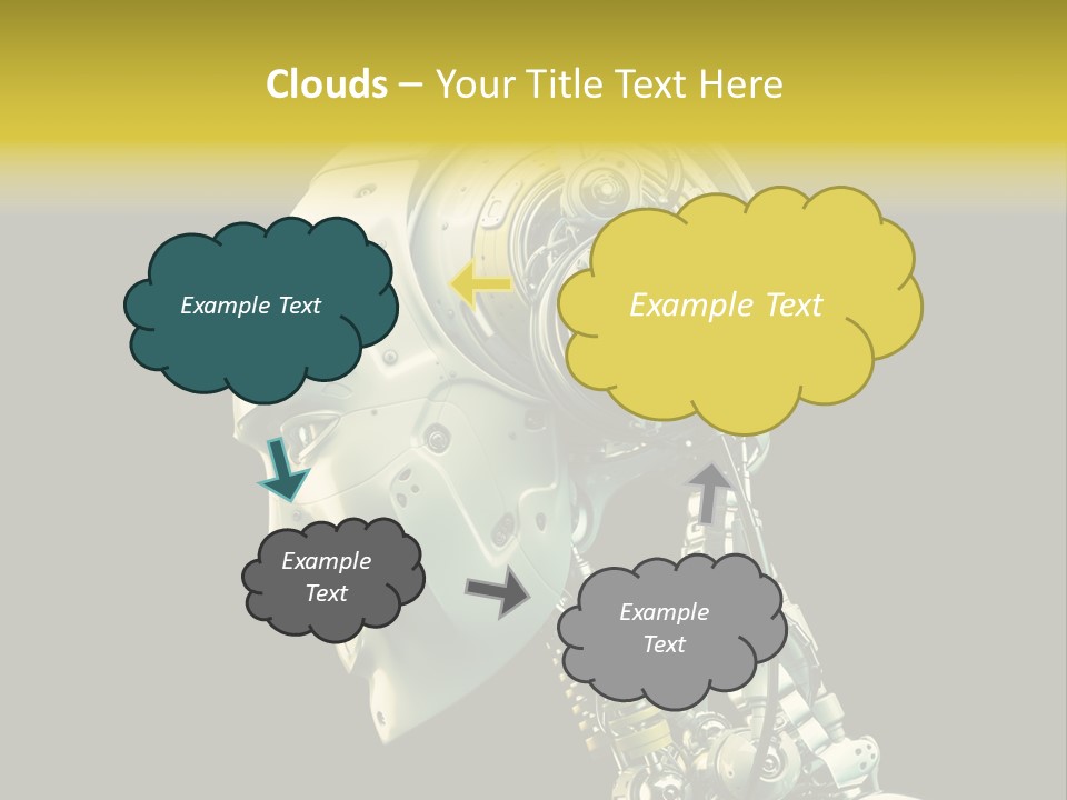 Man Listen Music PowerPoint Template