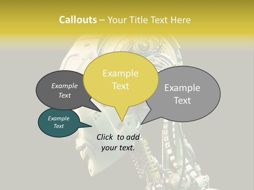 Man Listen Music PowerPoint Template