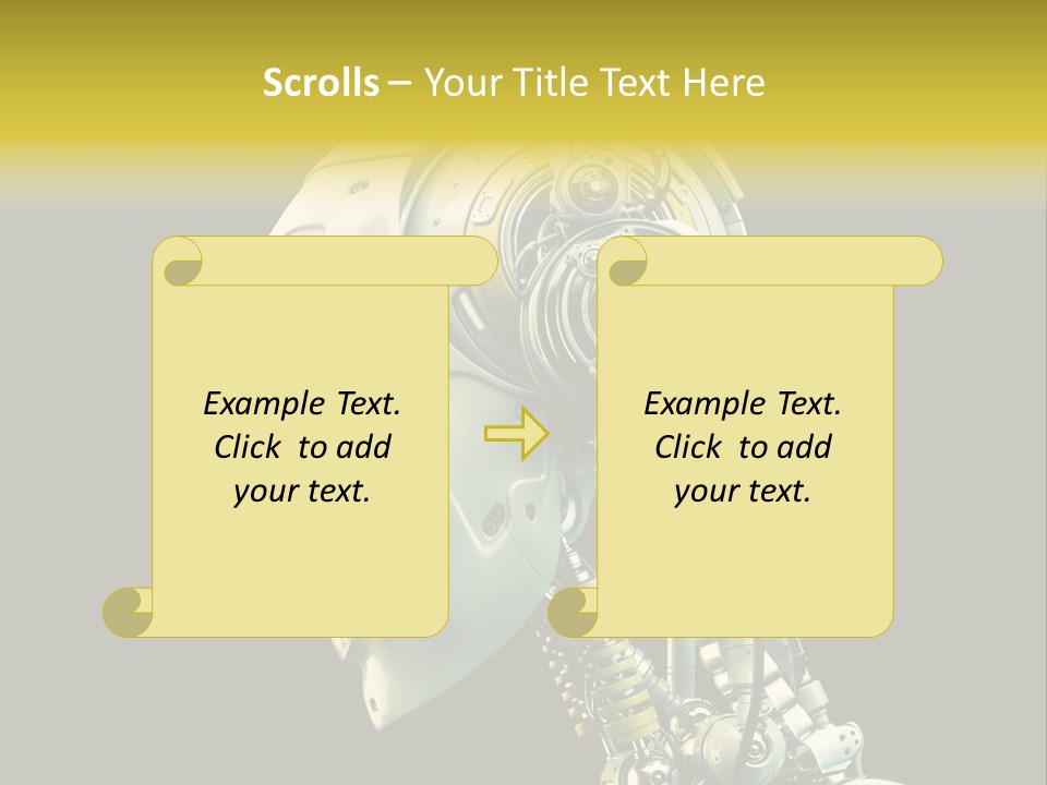 Man Listen Music PowerPoint Template