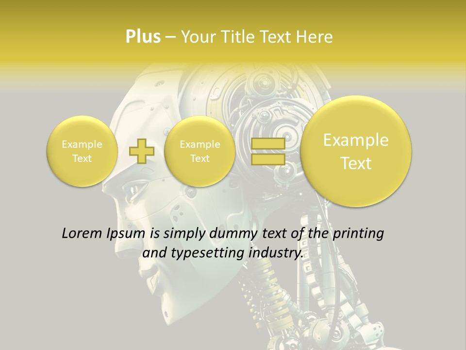 Man Listen Music PowerPoint Template