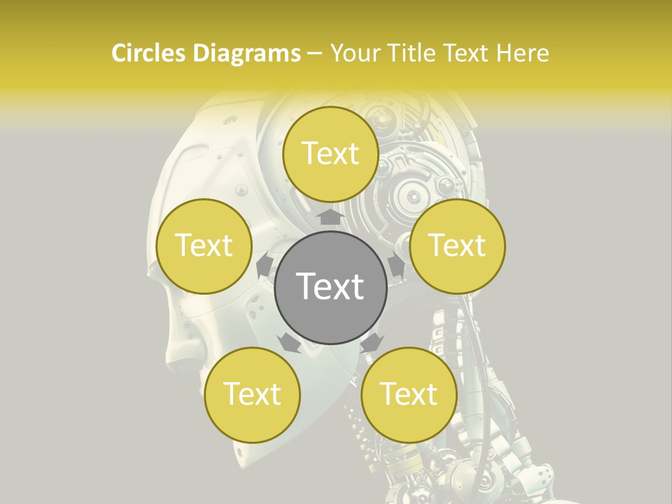 Man Listen Music PowerPoint Template