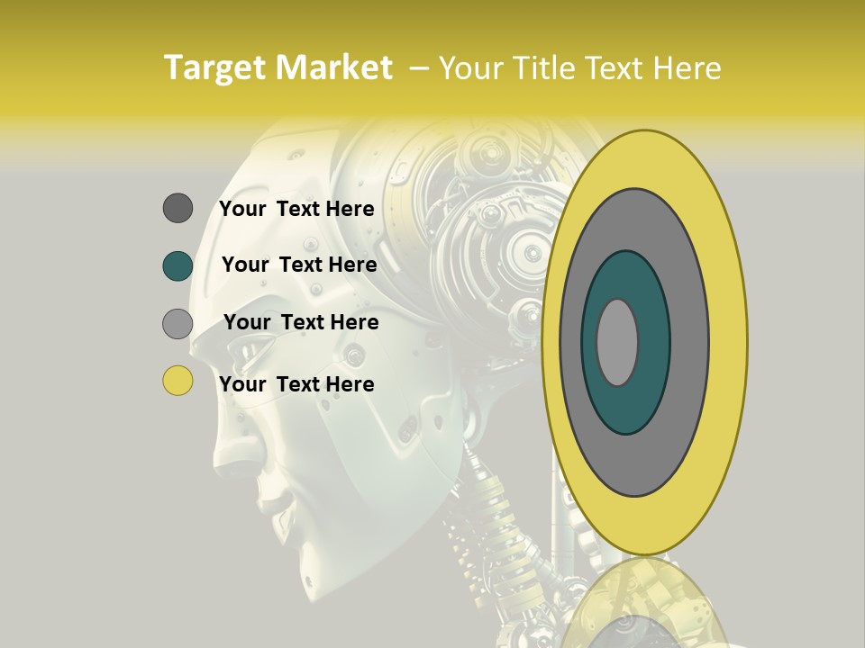 Man Listen Music PowerPoint Template