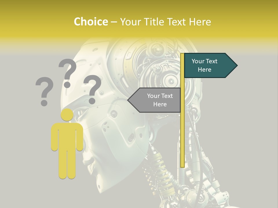 Man Listen Music PowerPoint Template