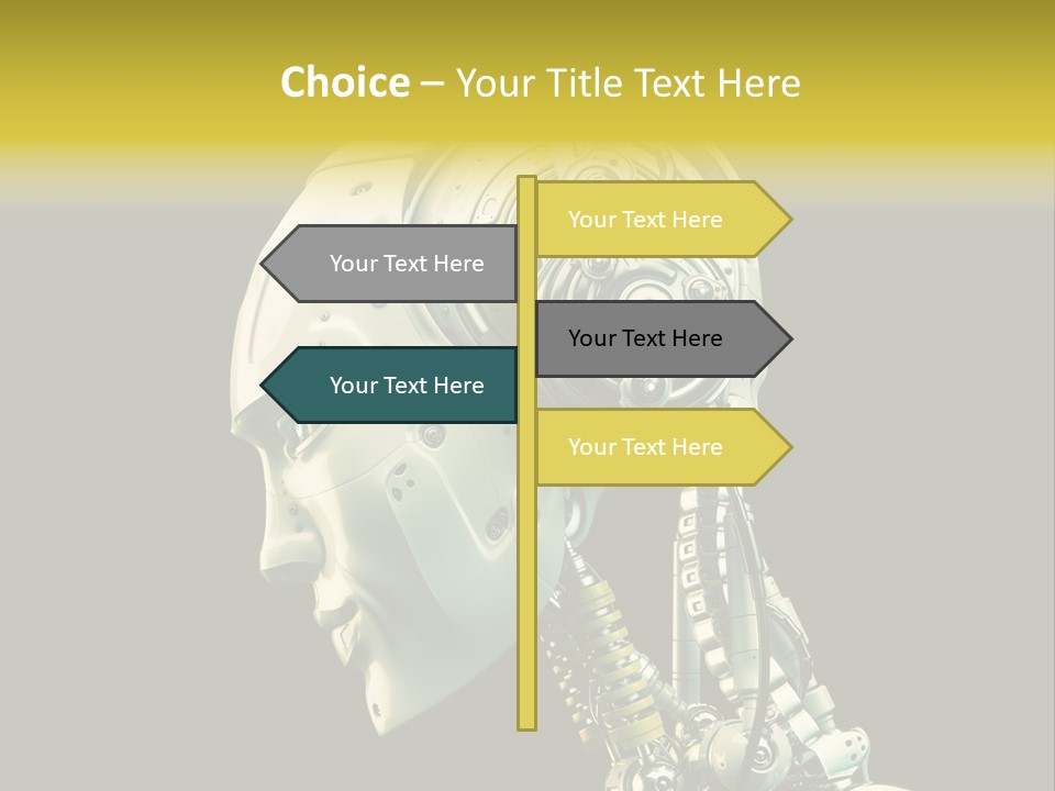 Man Listen Music PowerPoint Template