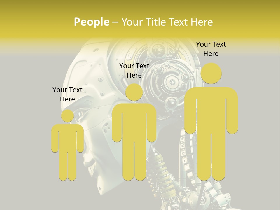 Man Listen Music PowerPoint Template