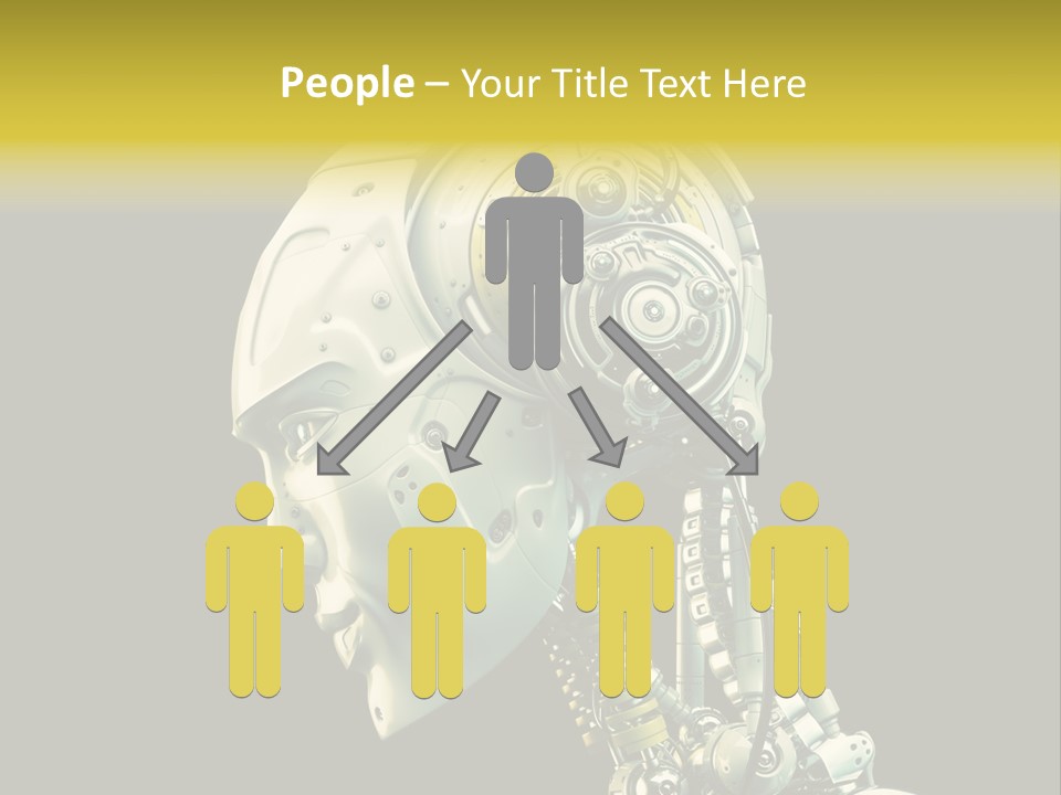 Man Listen Music PowerPoint Template