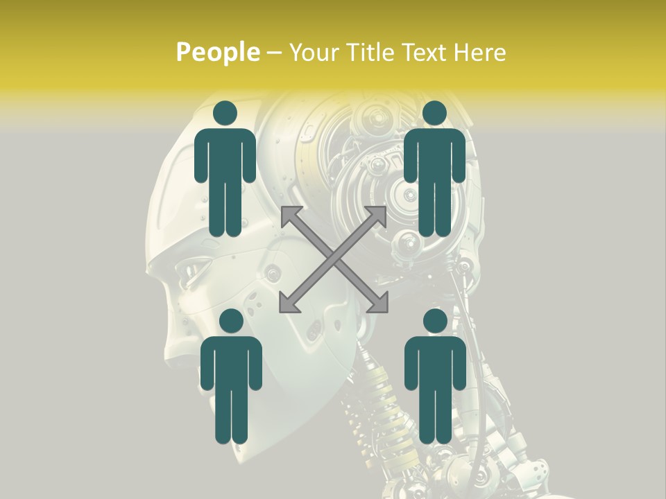 Man Listen Music PowerPoint Template