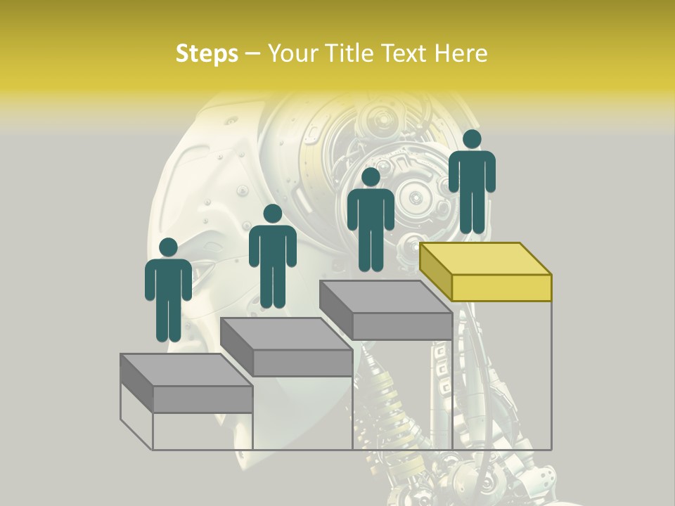 Man Listen Music PowerPoint Template