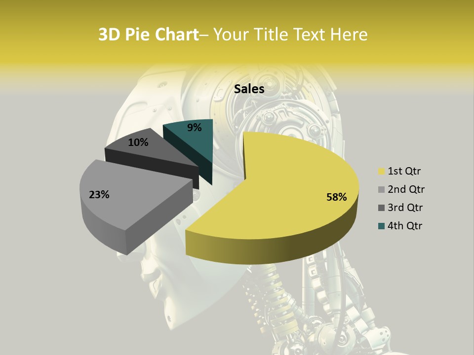 Man Listen Music PowerPoint Template