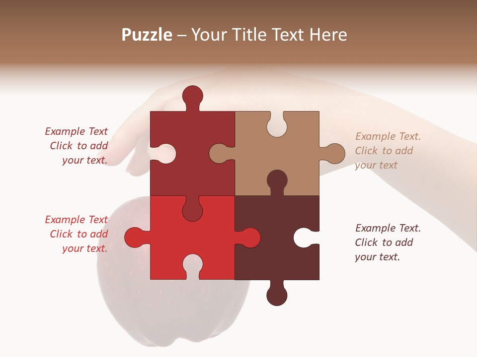 Shape Woman Juicy PowerPoint Template