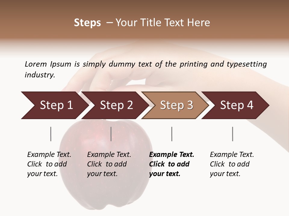 Shape Woman Juicy PowerPoint Template