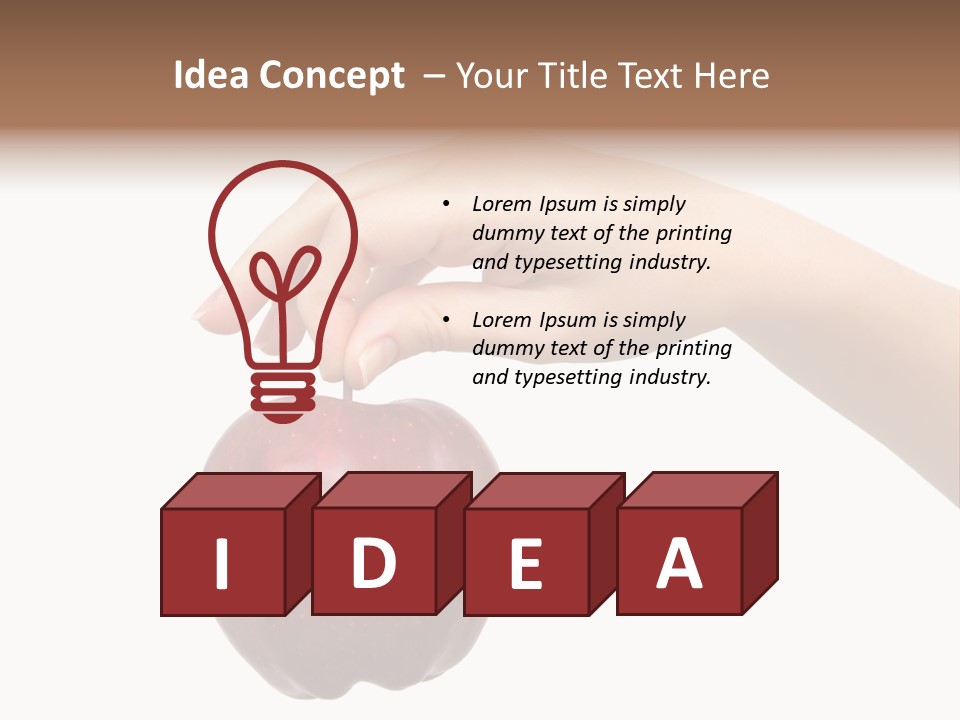 Shape Woman Juicy PowerPoint Template