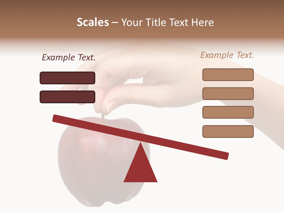 Shape Woman Juicy PowerPoint Template
